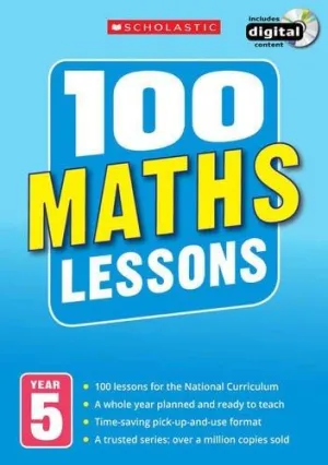 100 Maths Lessons Year 5 by Yvette McDaniel - Ages 9-14 - Paperback