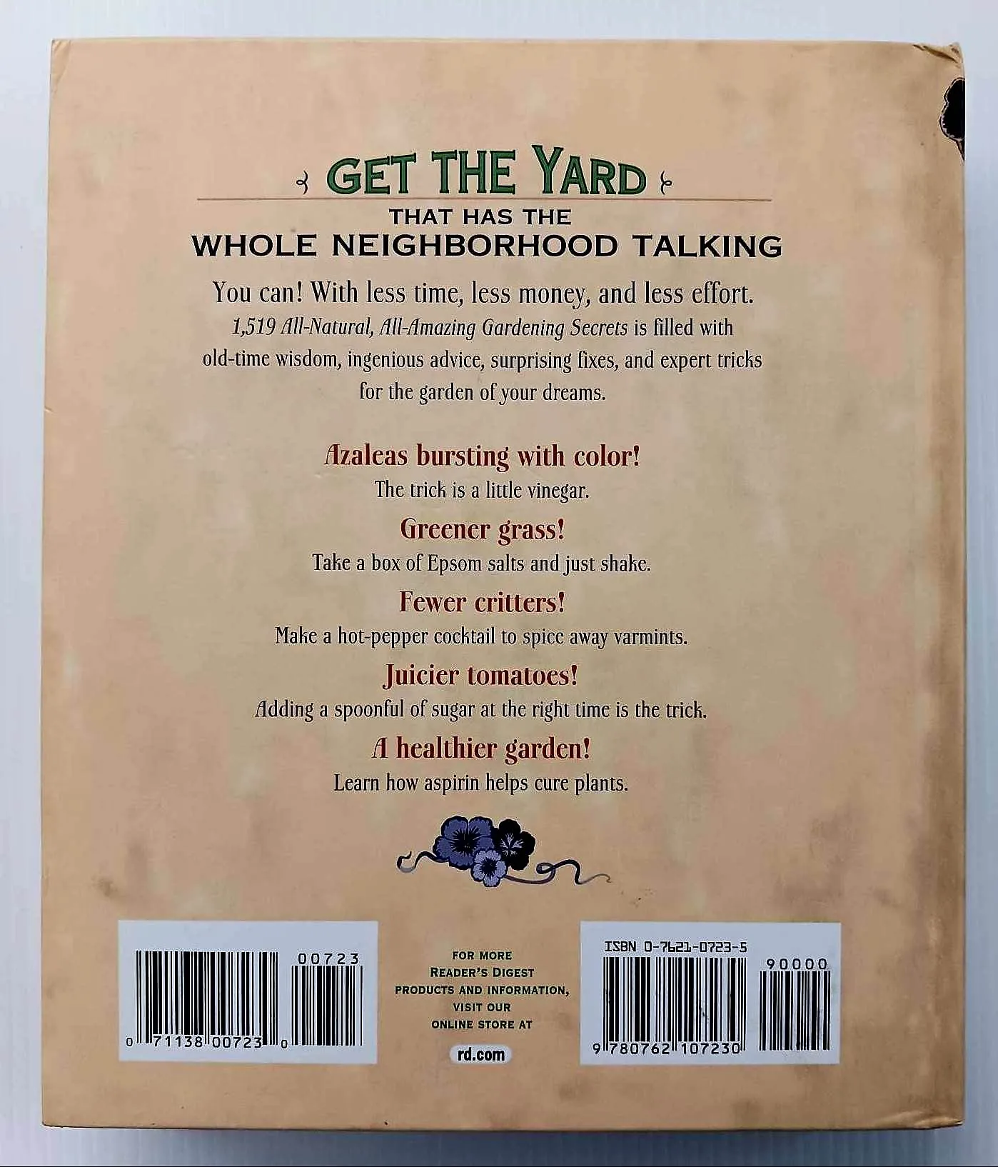 1,519 ALL-NATURAL, ALL-AMAZING GARDENING SECRETS - Don Earnest