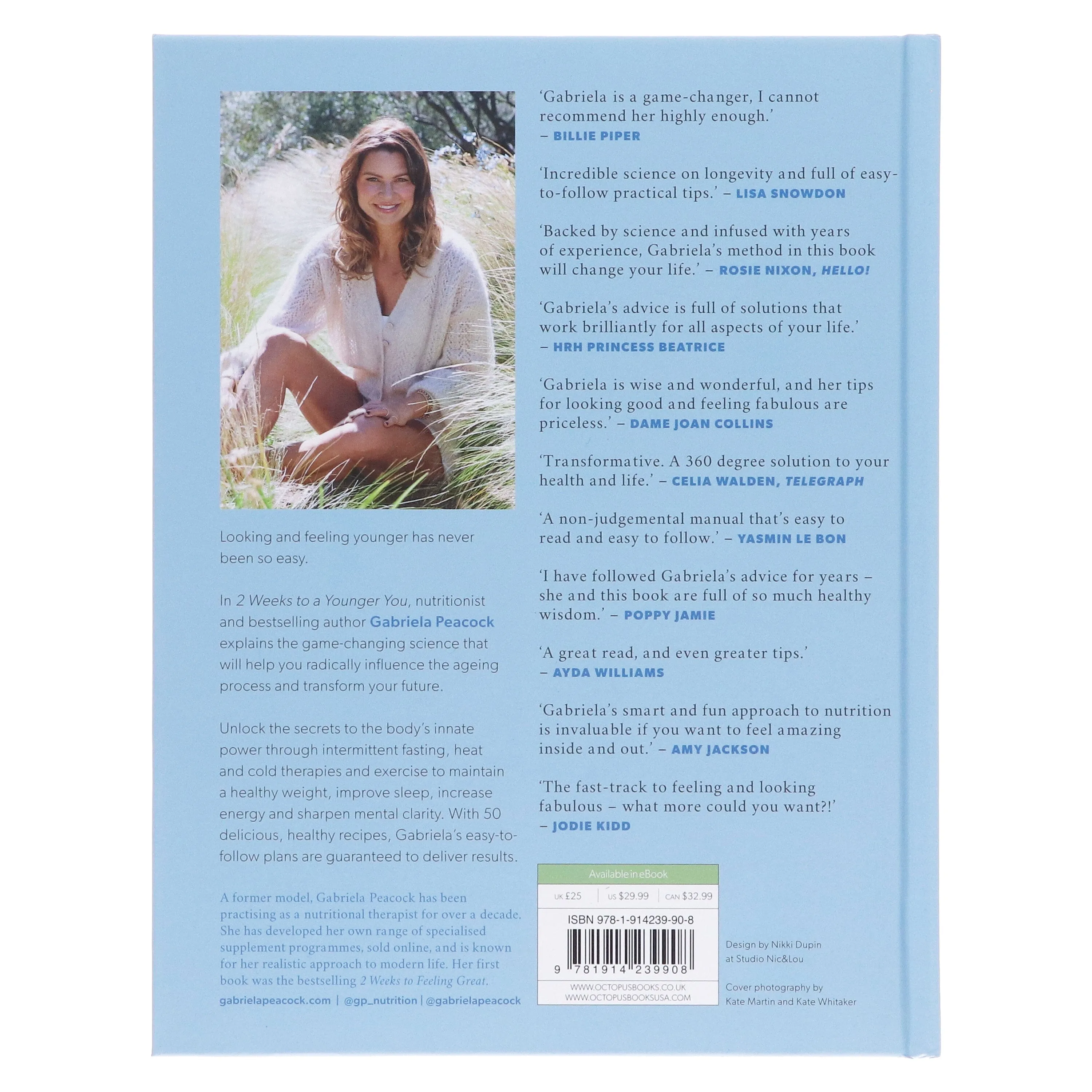 2 Weeks to a Younger You: Secrets to Living Longer and Feeling Fantastic By Gabriela Peacock - Non Fiction - Hardback