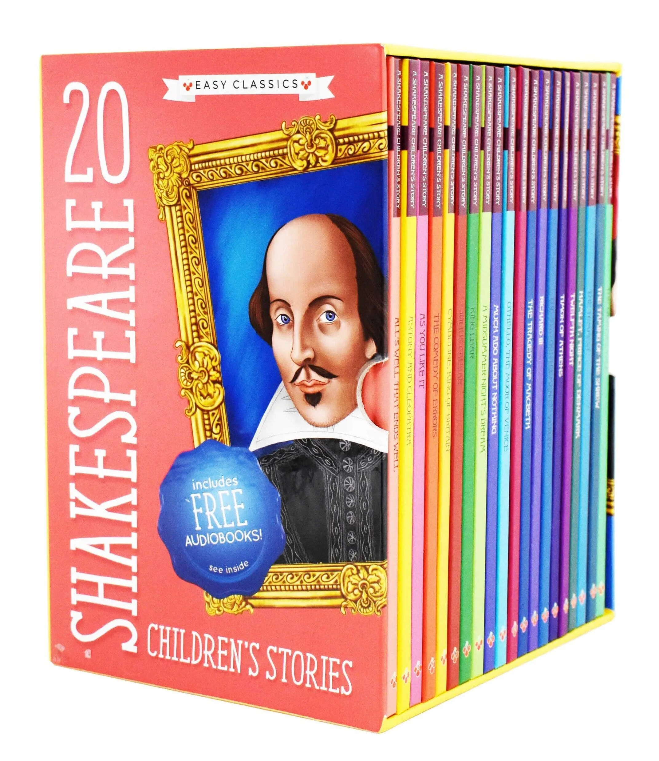 20 Shakespeare Easy Classics Childrens Stories The Complete Collection - Includes FREE (QR codes) - Age 7  - Hardback