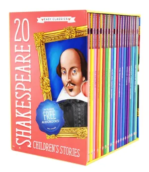 20 Shakespeare Easy Classics Childrens Stories The Complete Collection - Includes FREE (QR codes) - Age 7  - Hardback