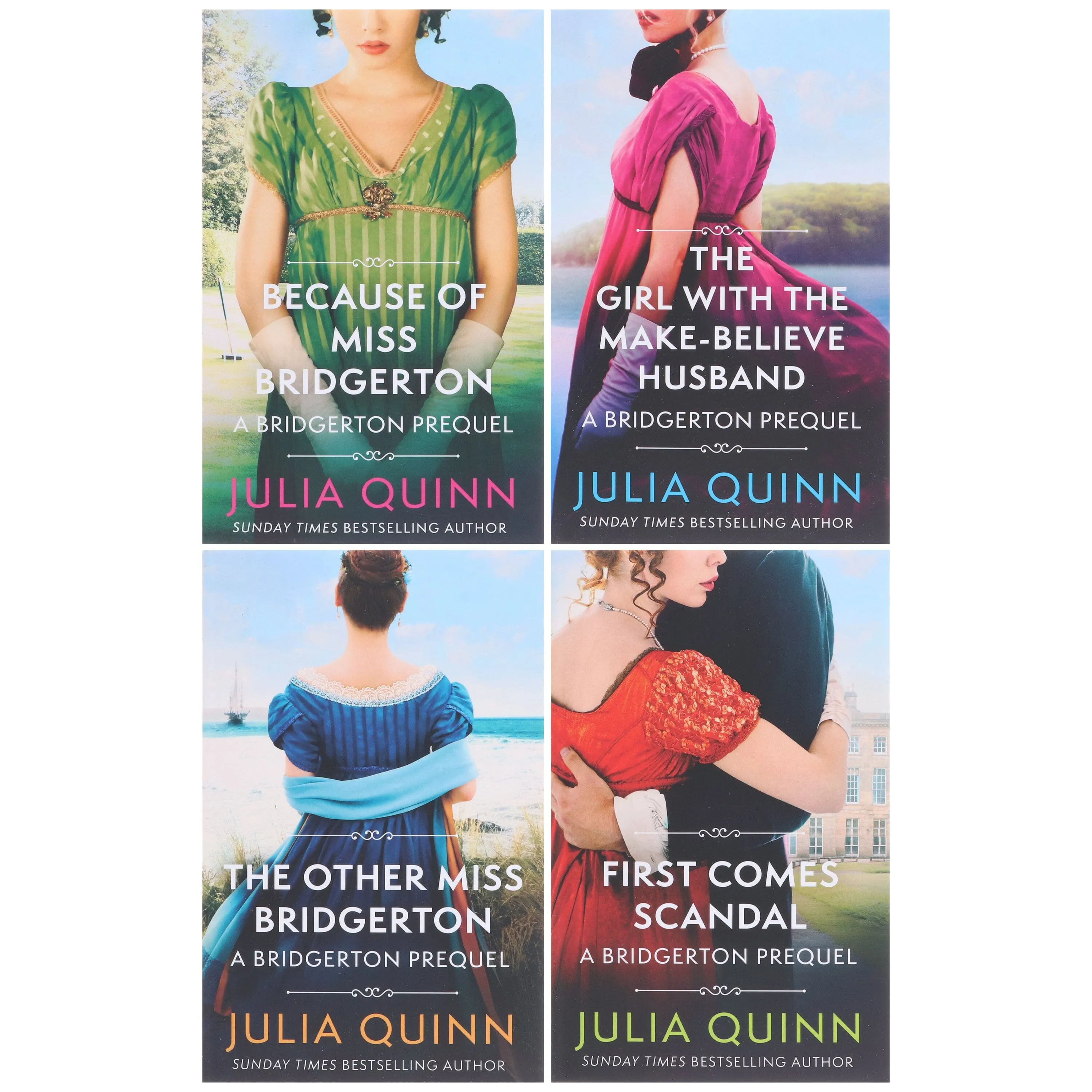 A Bridgerton Prequel Series By Julia Quinn 4 Books Collection Set - Fiction - Paperback