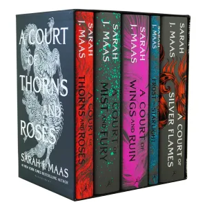 A Court of Thorns and Roses 5 Books Box Set by Sarah J. Maas - Ages 17  - Hardback