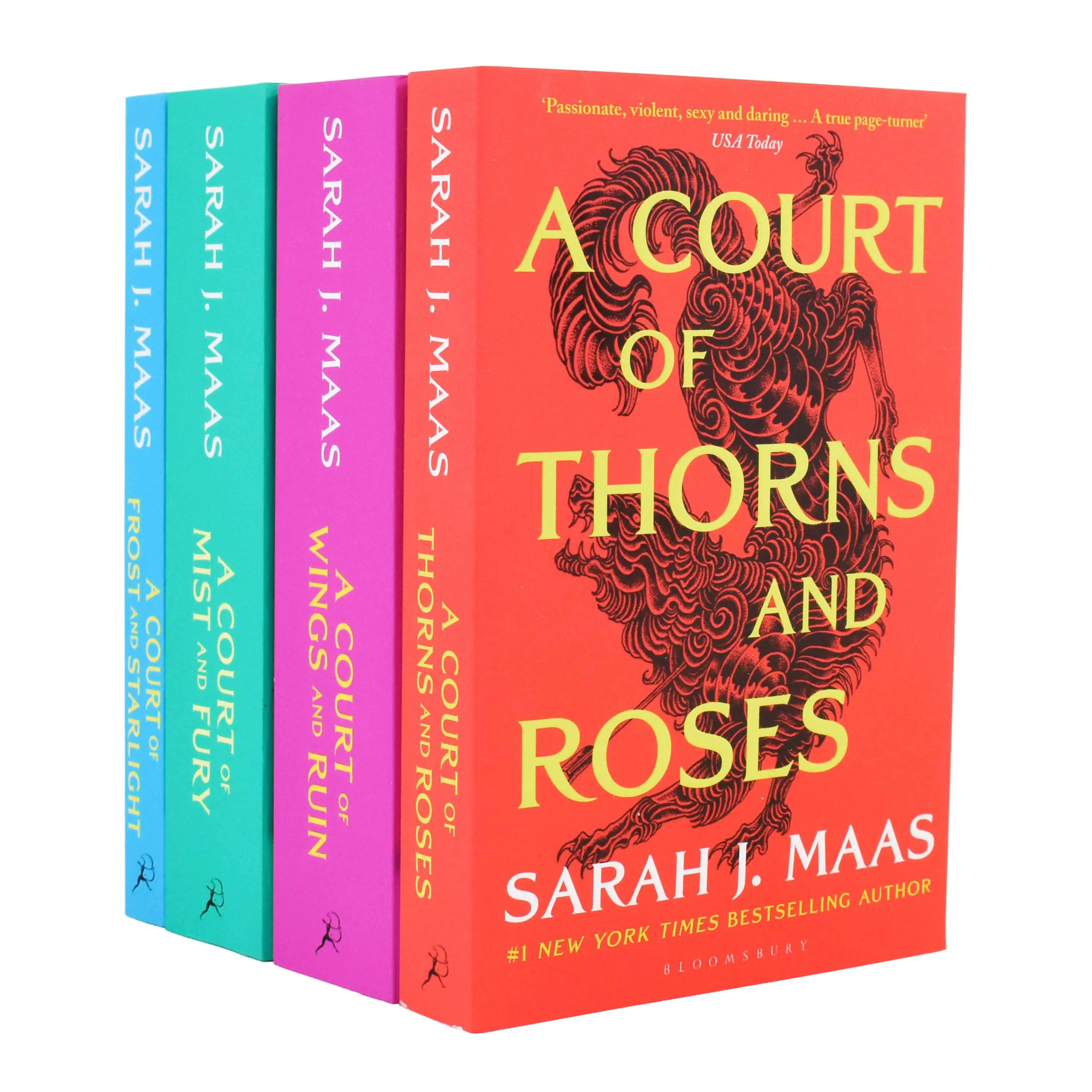 A Court of Thorns and Roses by Sarah J. Mass 4 Books Collection - Young Adult - Paperback