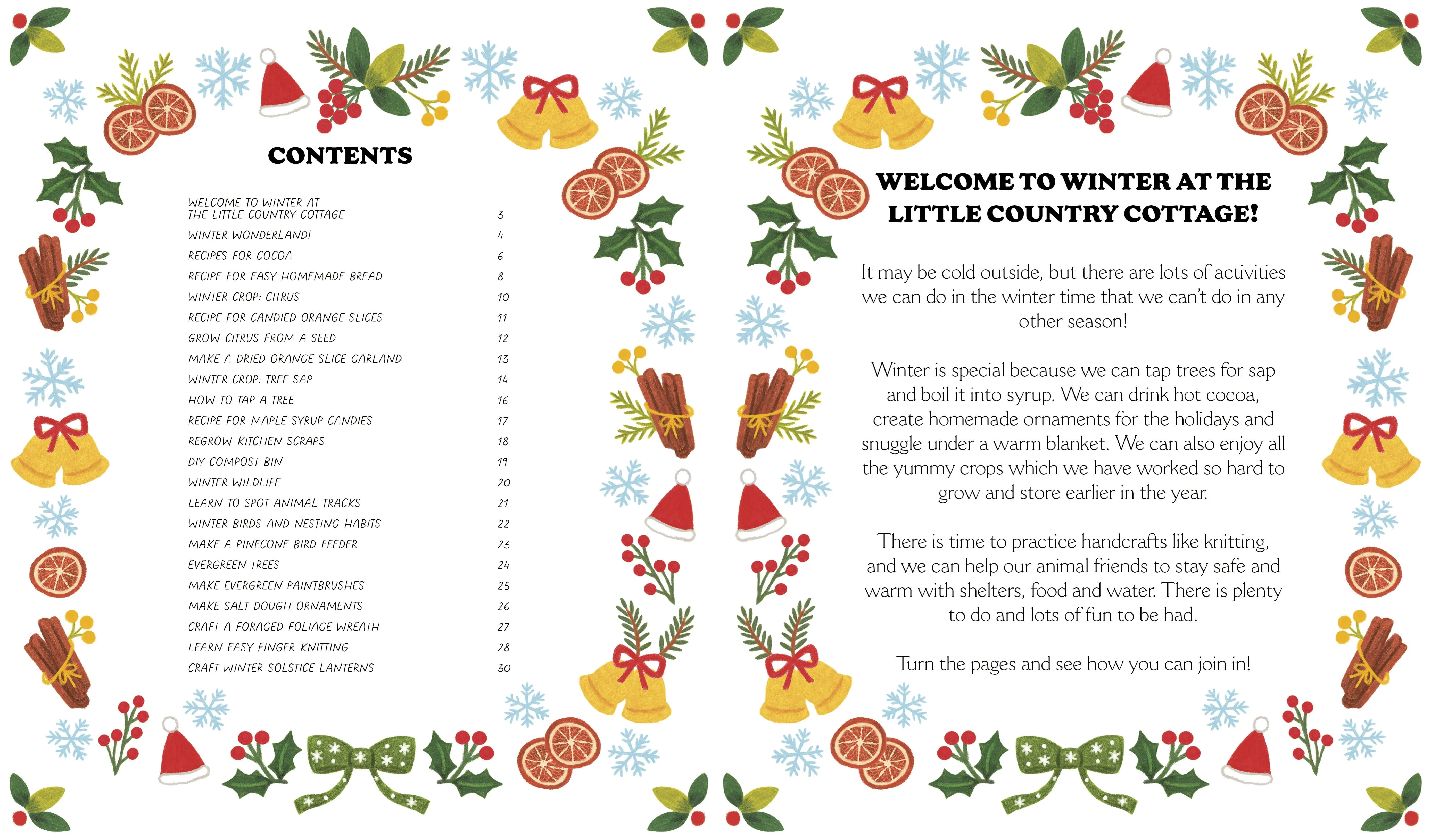 A Winter Treasury of Recipes, Crafts and Wisdom