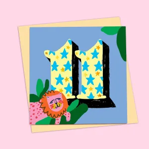 Age 11 Card