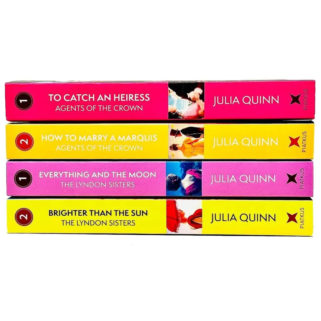 Agents of the Crown & Lyndon Sisters Series By Julia Quinn 4 Books Collection Set - Fiction - Paperback
