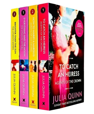 Agents of the Crown & Lyndon Sisters Series By Julia Quinn 4 Books Collection Set - Fiction - Paperback