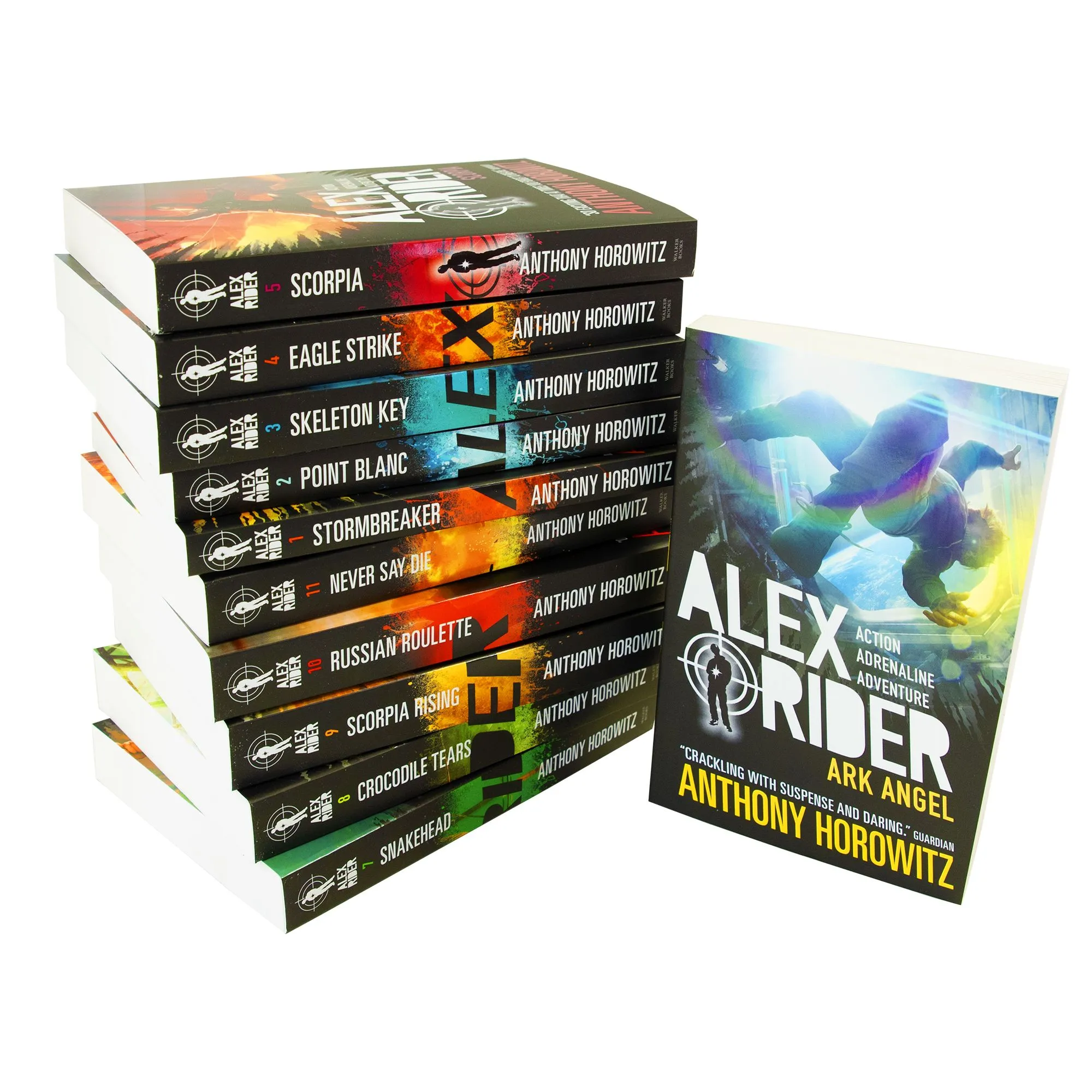 Alex Rider The Complete Missions 11 Books Box Set by Anthony Horowitz - Ages 9-14 - Paperback