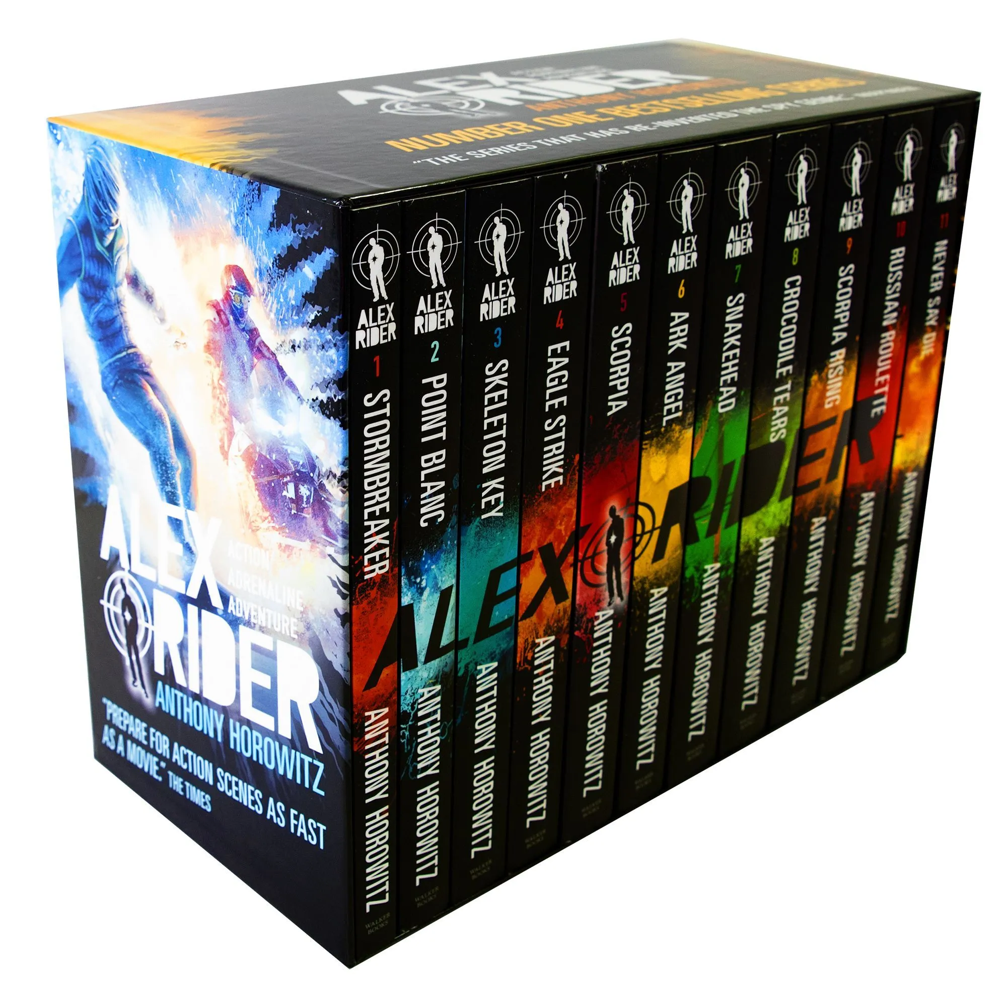 Alex Rider The Complete Missions 11 Books Box Set by Anthony Horowitz - Ages 9-14 - Paperback