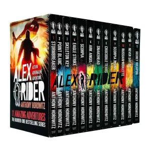 Alex Rider The Complete Missions 12 Books Box Set by Anthony Horowitz - Ages 9-14 - Paperback