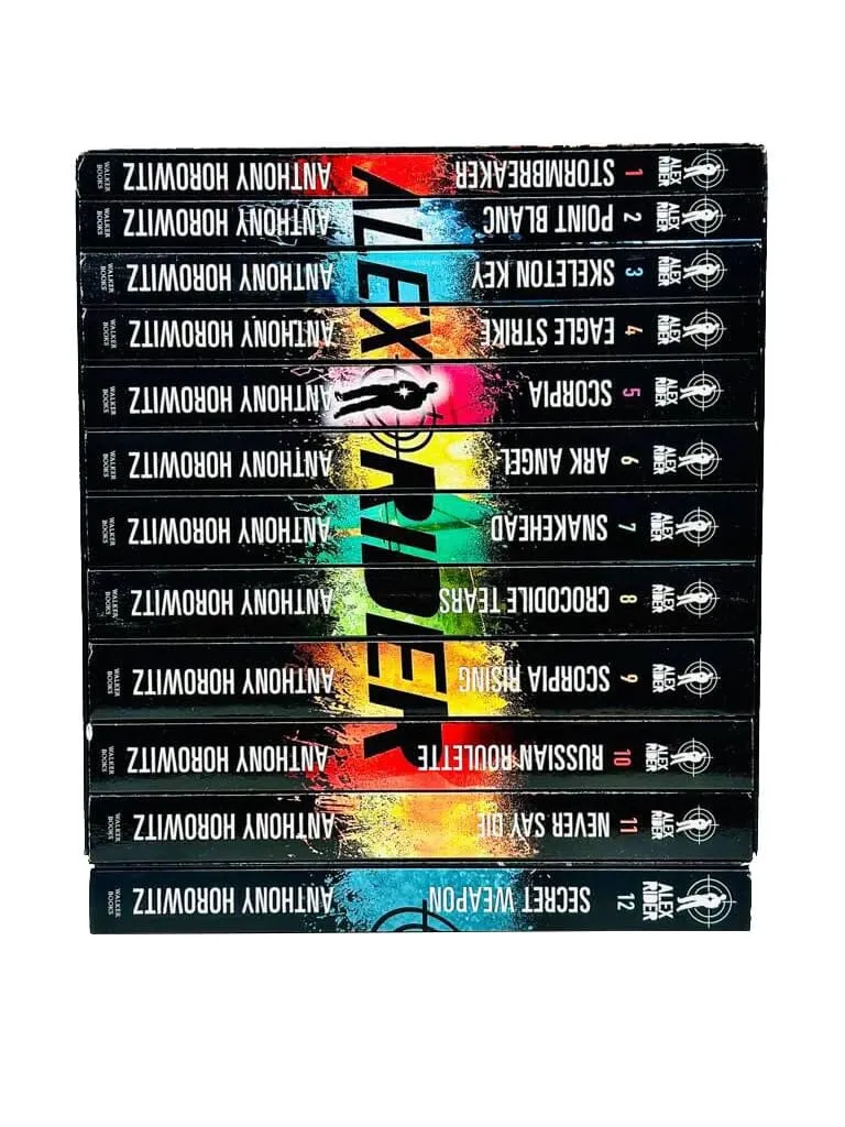Alex Rider The Complete Missions 12 Books Box Set by Anthony Horowitz - Ages 9-14 - Paperback