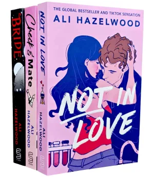 Ali Hazelwood's Check & Mate, Bride & Not in Love 3 Books Collection Set - Fiction - Paperback