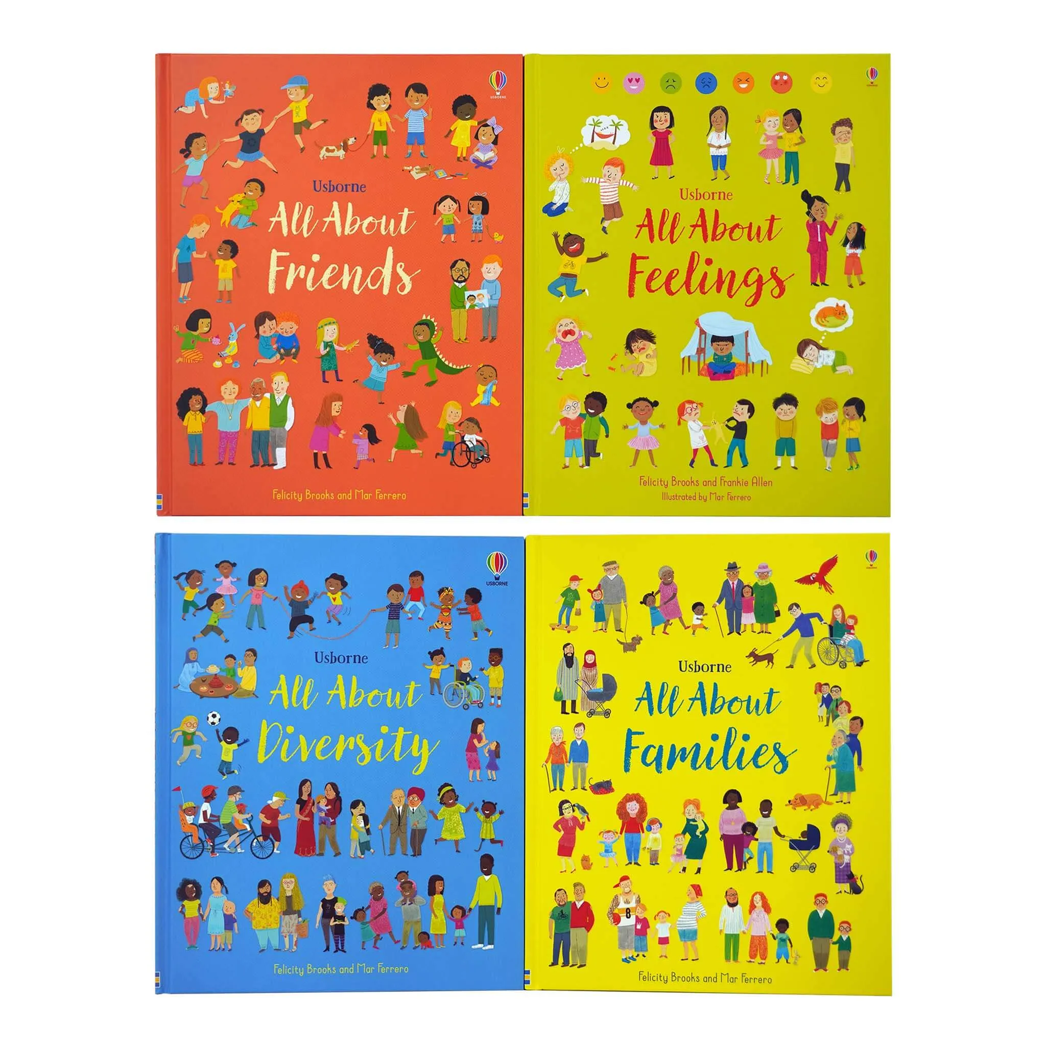 All About Series 4 Books Collection Set By Felicity Brooks (Usborne My First Book) - Ages 3-8 - Hardback