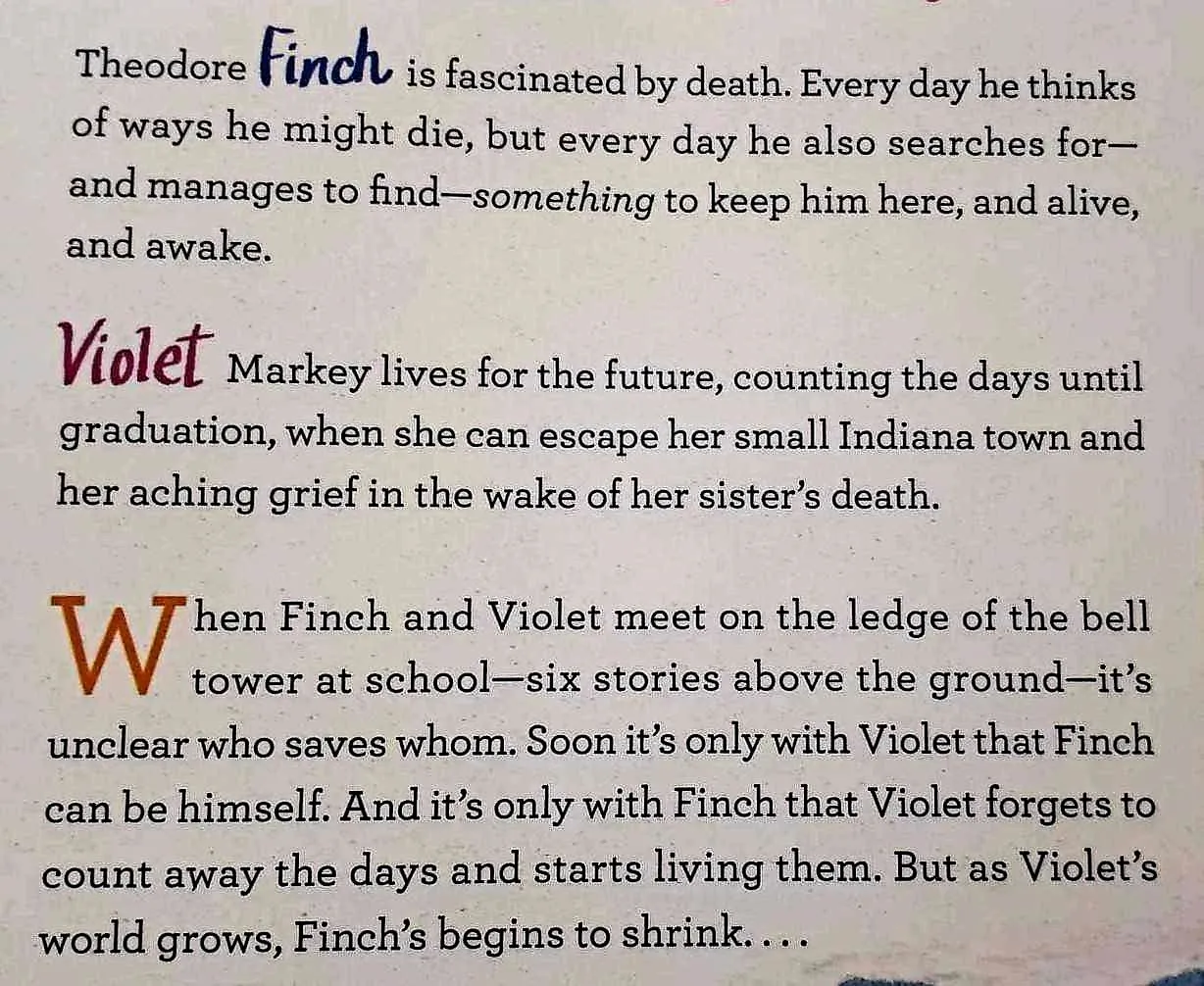 ALL THE BRIGHT PLACES - Jennifer Niven