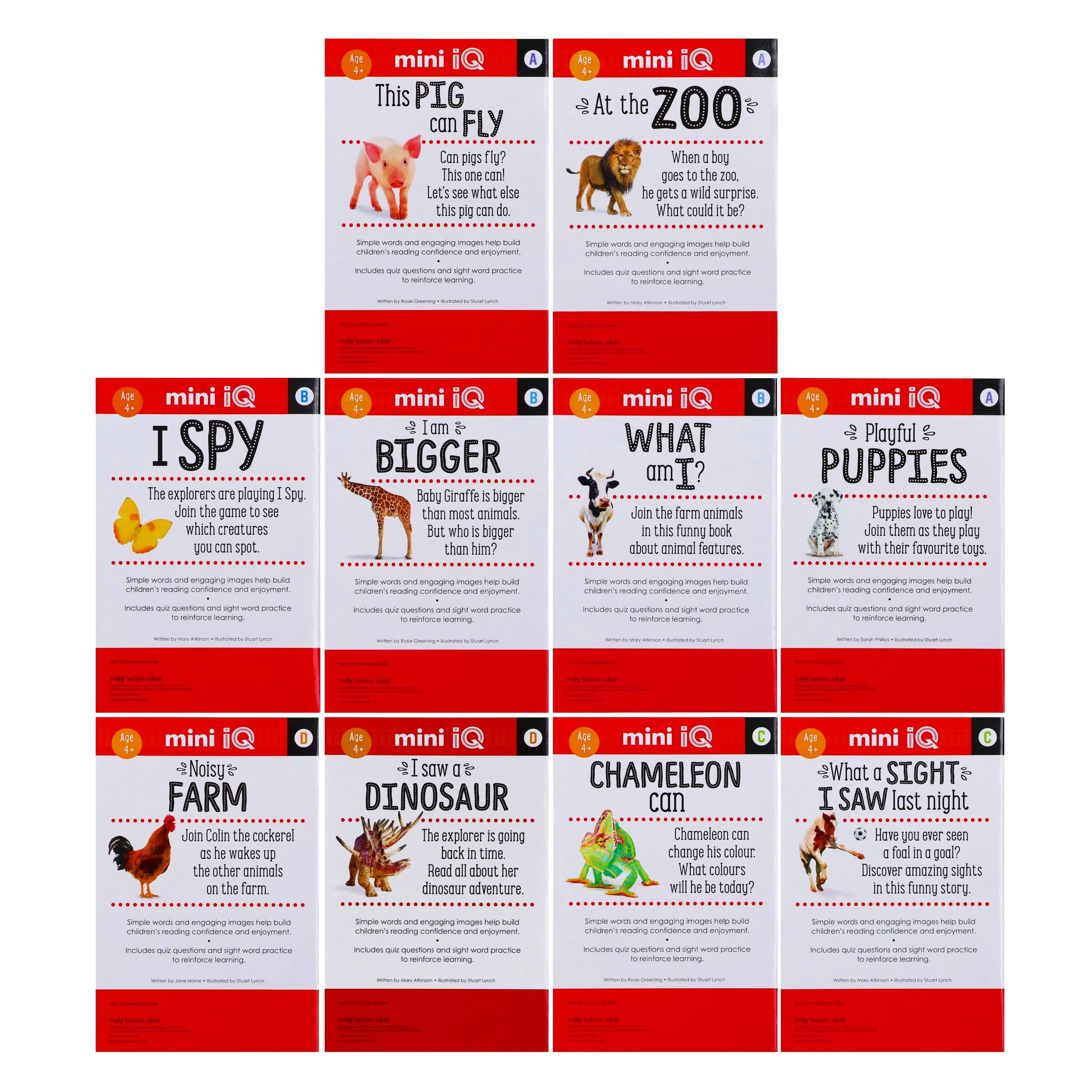 Amazing Animals By Make Believe Ideas 10 Readers Box Set - Ages 4  - Paperback