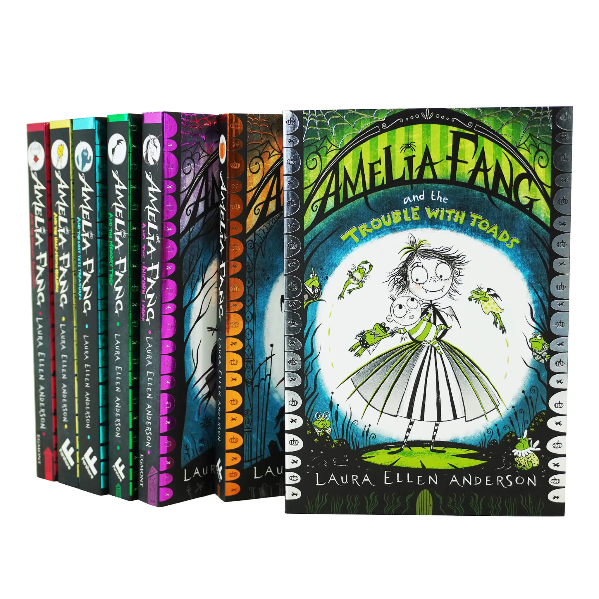 Amelia Fang Series by Laura Ellen Anderson 7 Books Collection Set - Ages 7-10 - Paperback