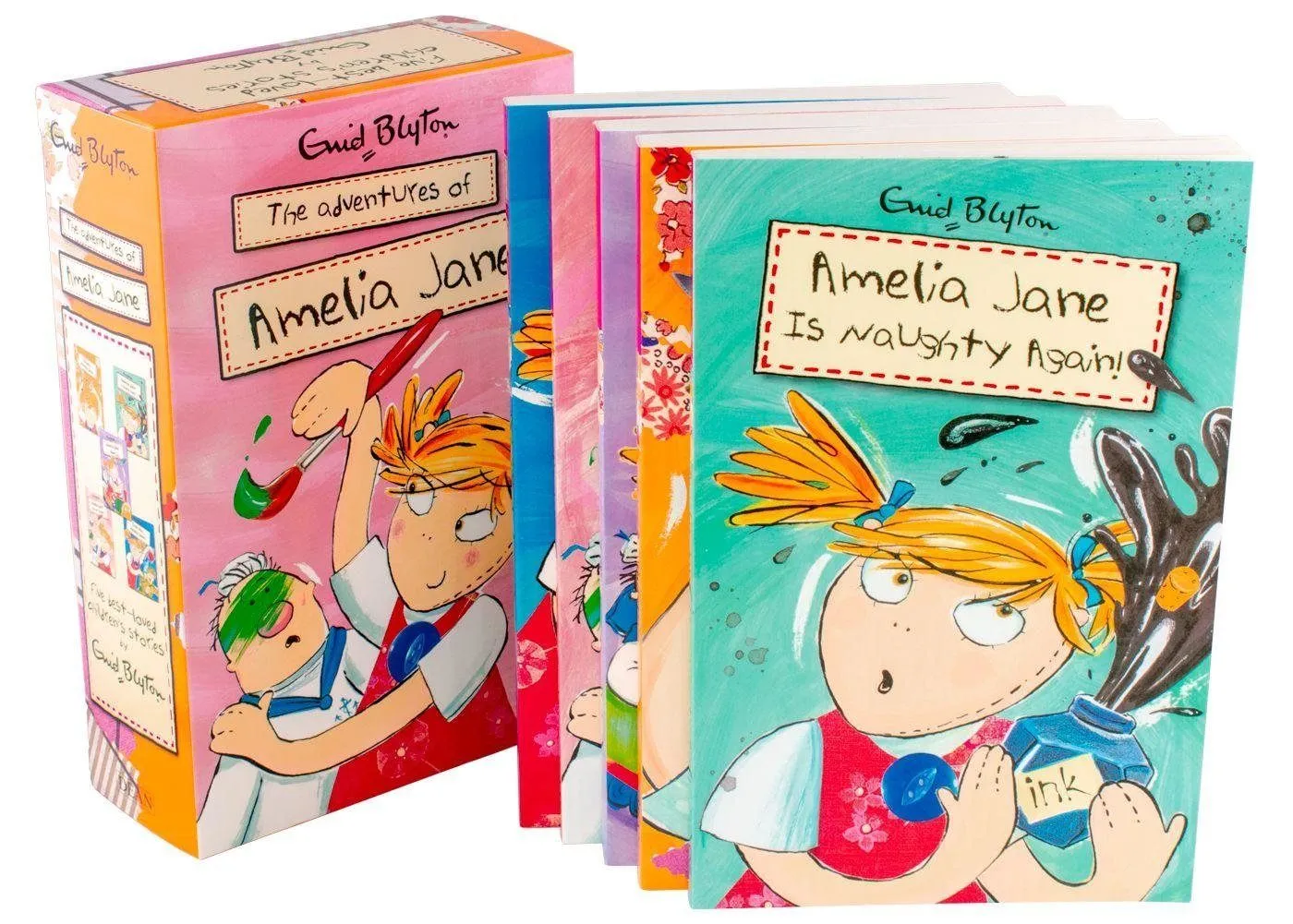 Amelia Jane 5 Books Collection - Ages 7-9 - Paperback - Enid Blyton
