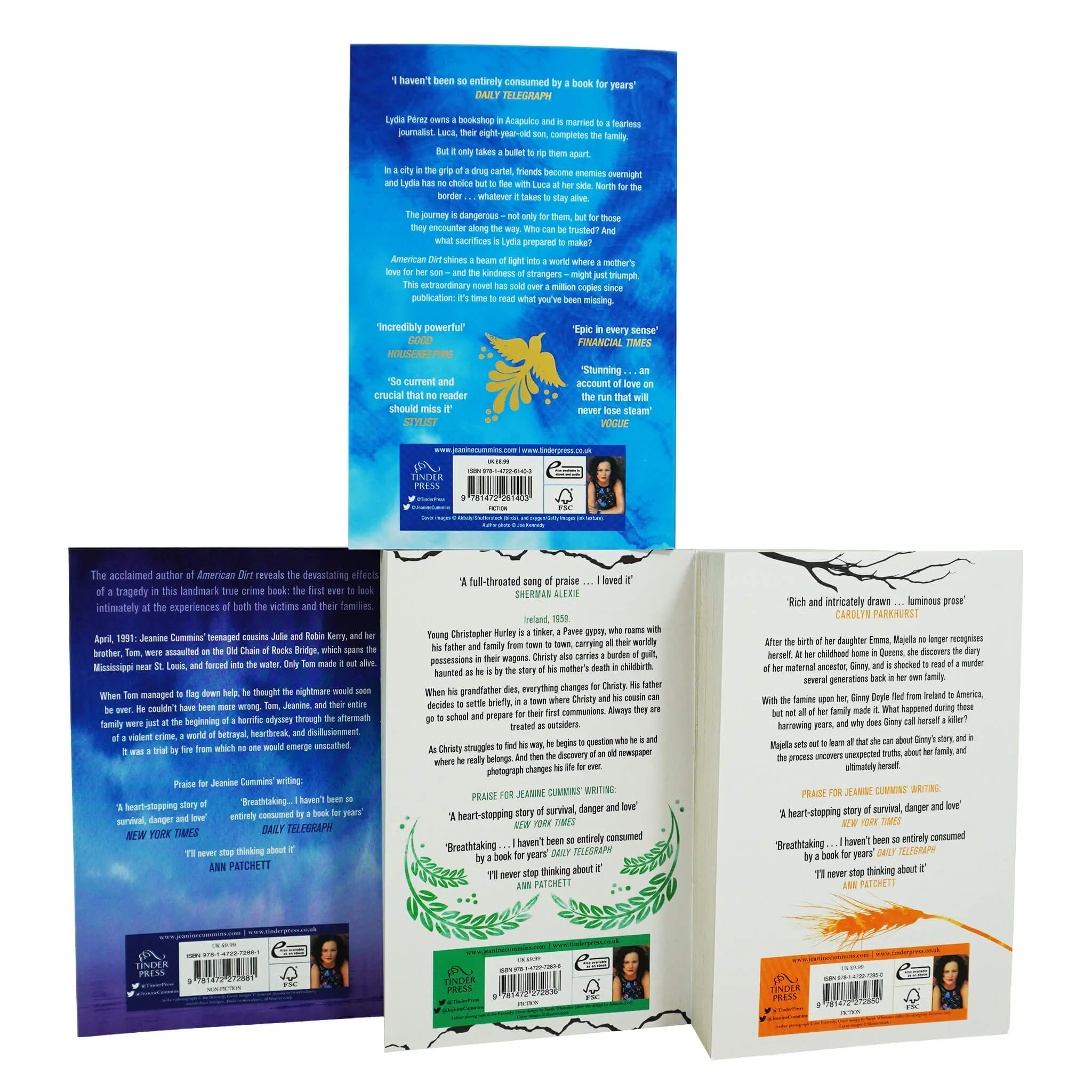 American Dirt by Jeanine Cummins 4 Books Collection Set - Adult - Paperback