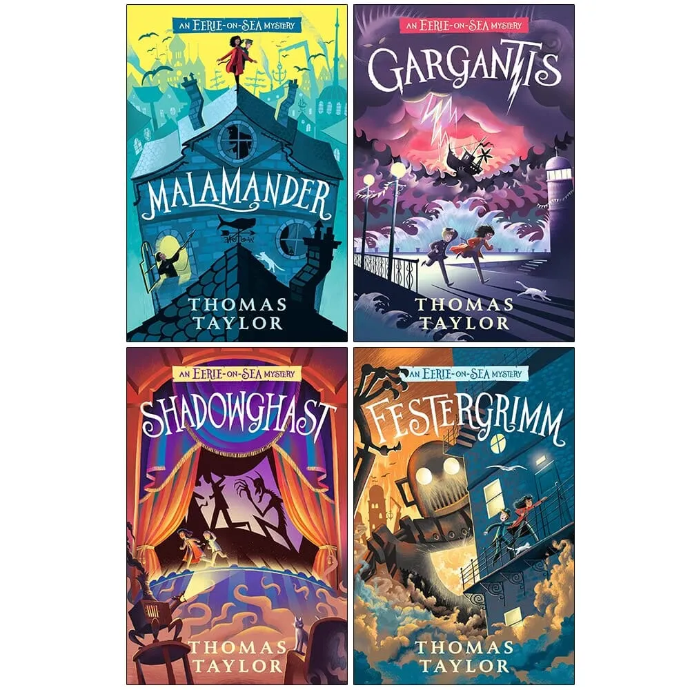 An Eerie-on-Sea Mystery Series By Thomas Taylor 4 Books Collection Set - Ages 8-12 - Paperback
