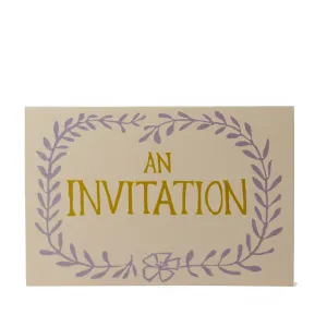 An Invitation Card