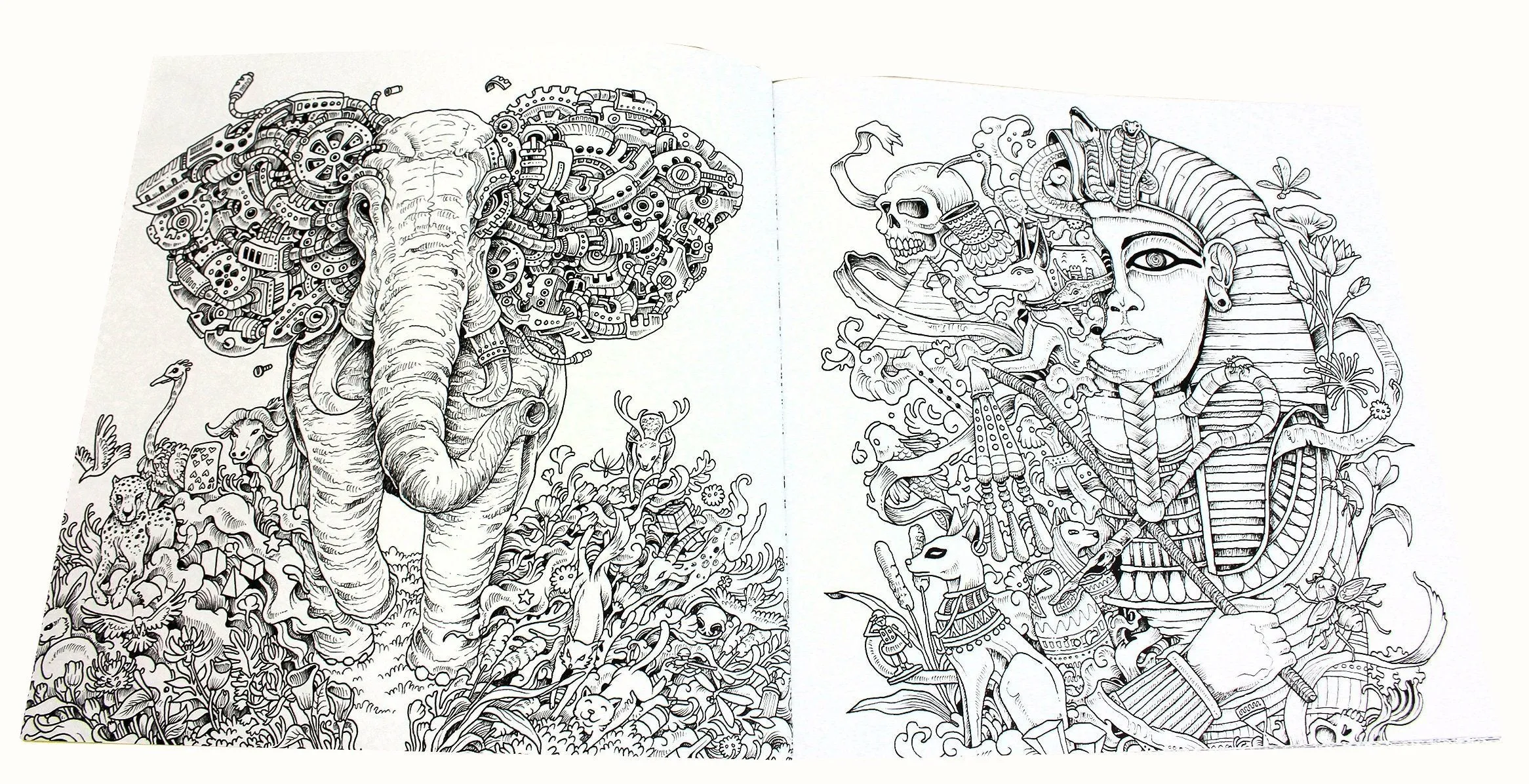 Animorphia Imagimorphia and Mythomorphia 3 Extreme Colouring Books - Paperback - Kerby Rosanes