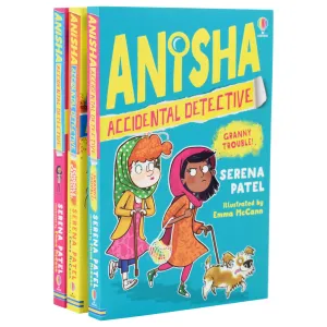 Anisha Accidental Detective 3 Books Collection Set By Serena Patel & Emma Mc Cann - Ages 9-14 - Paperback