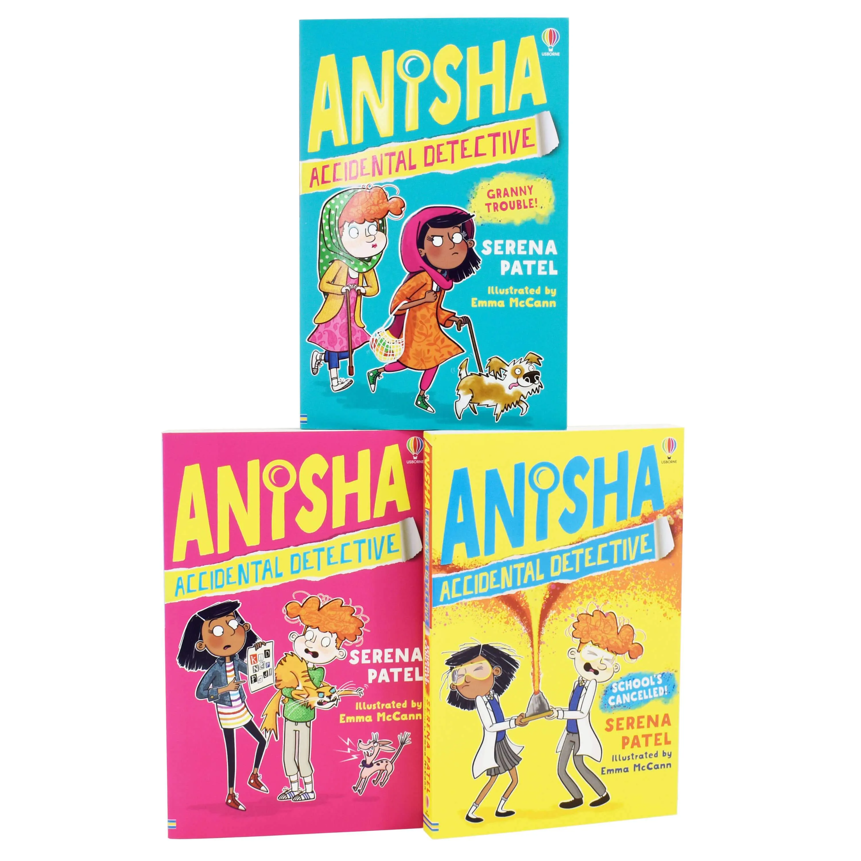 Anisha Accidental Detective 3 Books Collection Set By Serena Patel & Emma Mc Cann - Ages 9-14 - Paperback