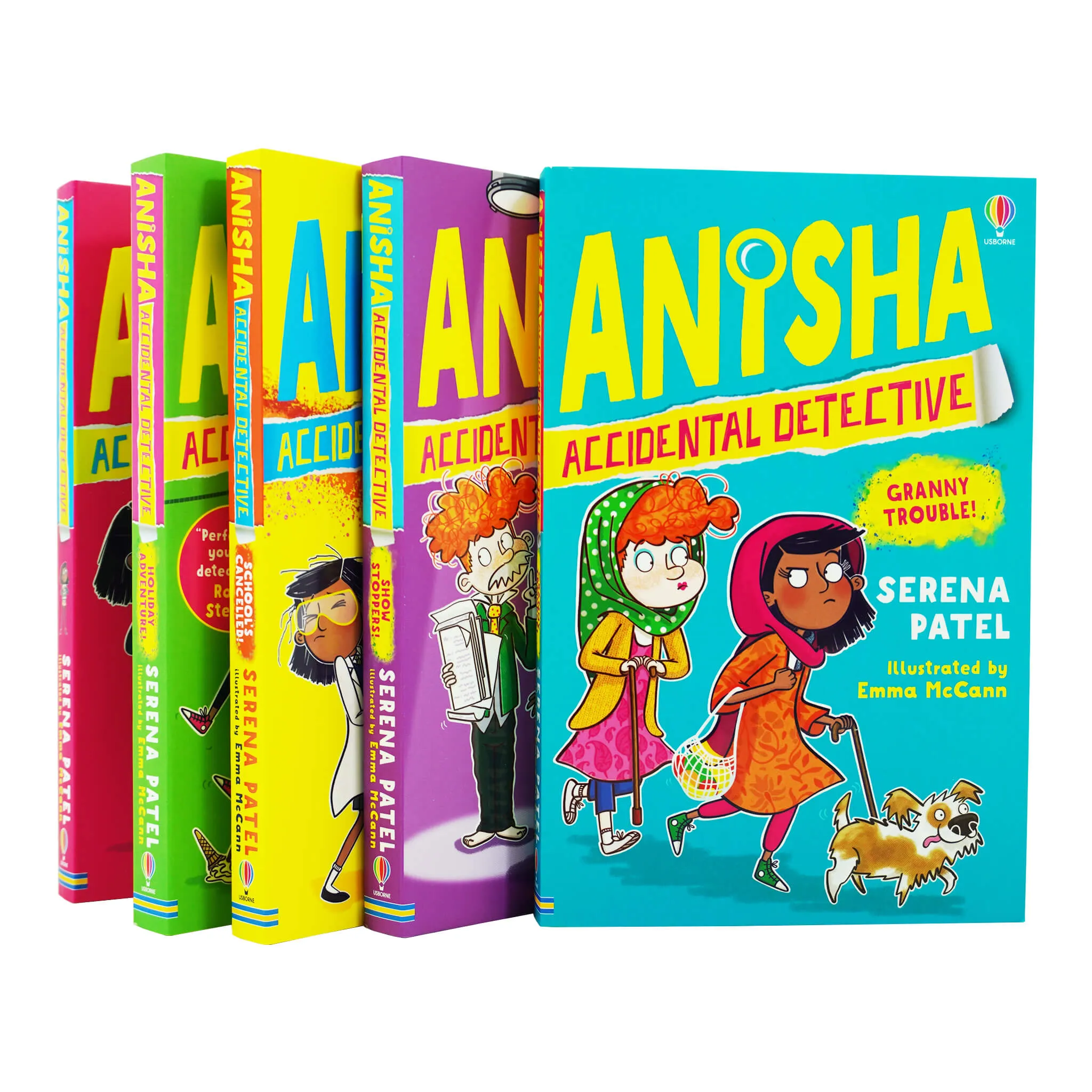 Anisha Accidental Detective Series 5 Books Collection Set By Serena Patel - Ages 7-11 - Paperback