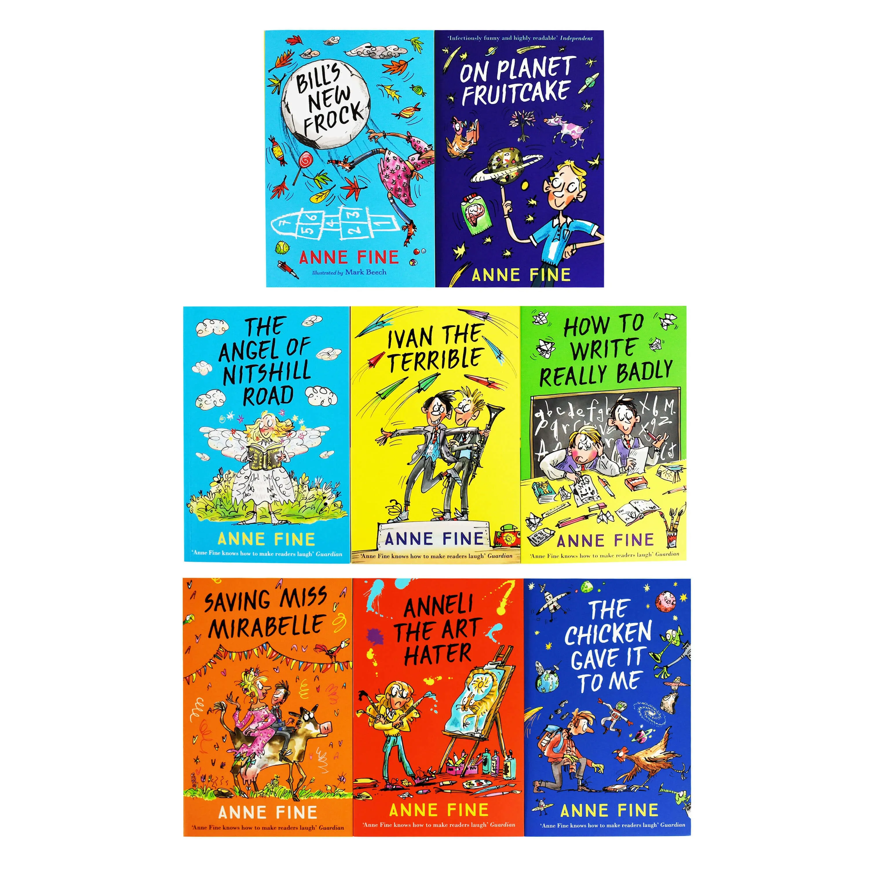Anne Fine Collection 8 Books Set - Ages 7-12 - Paperback