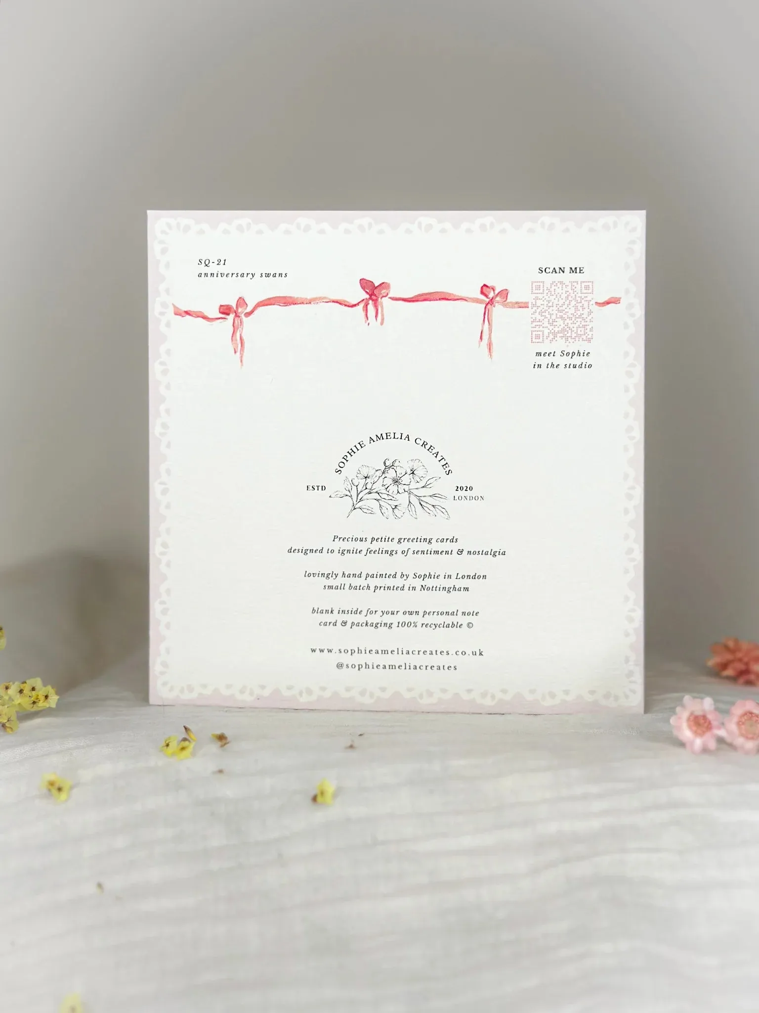 Anniversary Swans Card