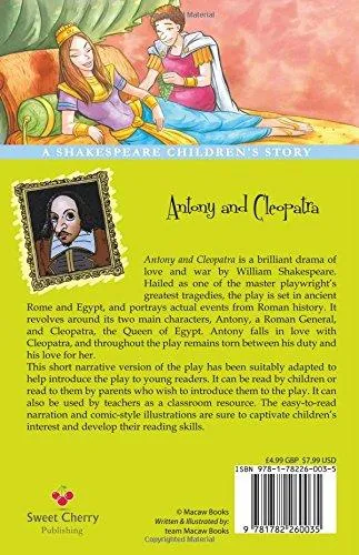 Antony and Cleopatra: A Shakespeare Children's Story - Paperback - Ages 7-9 by Macaw Books