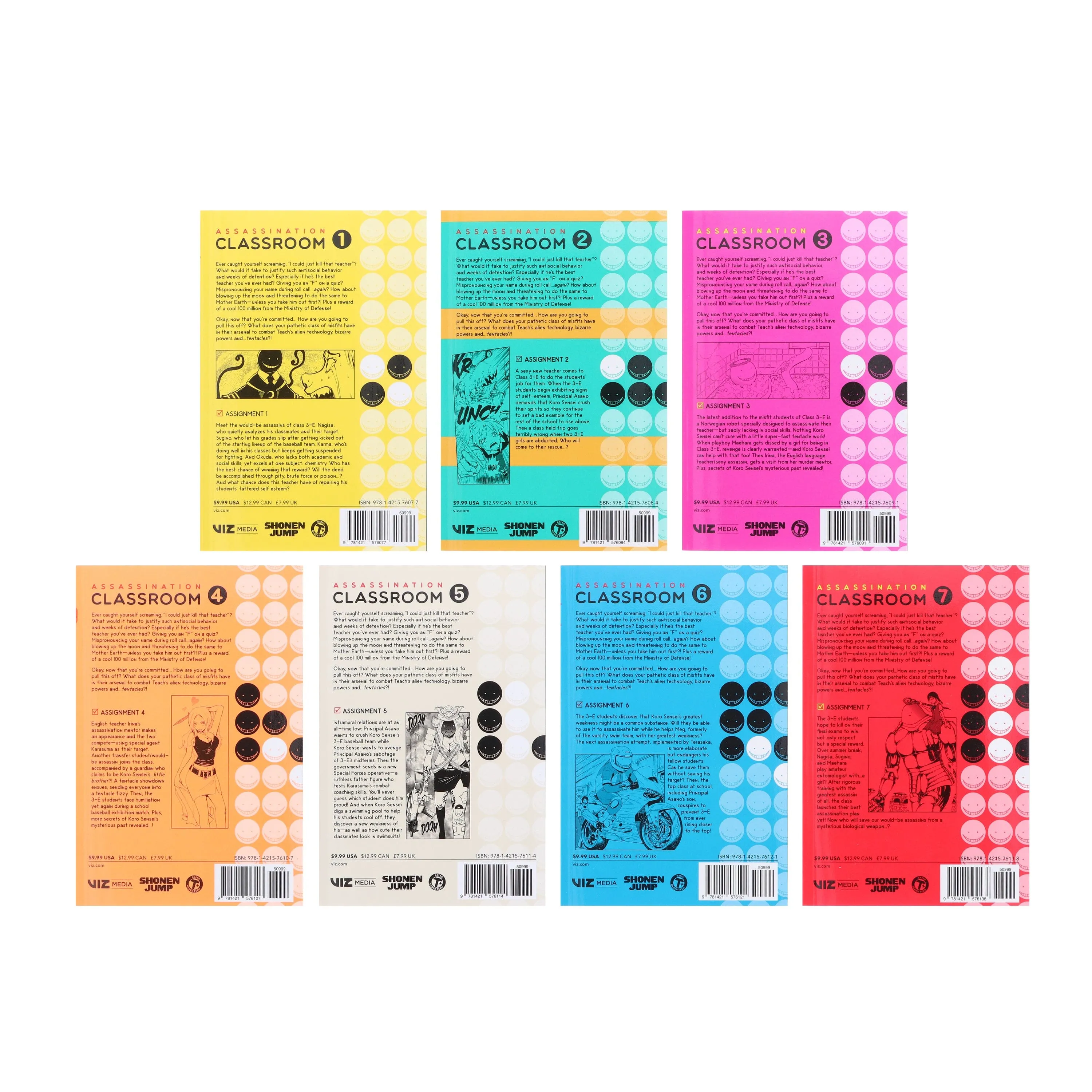 Assassination Classroom by Yusei Matsui: Vol. 1-21 Complete Box Set - Ages 14  - Paperback