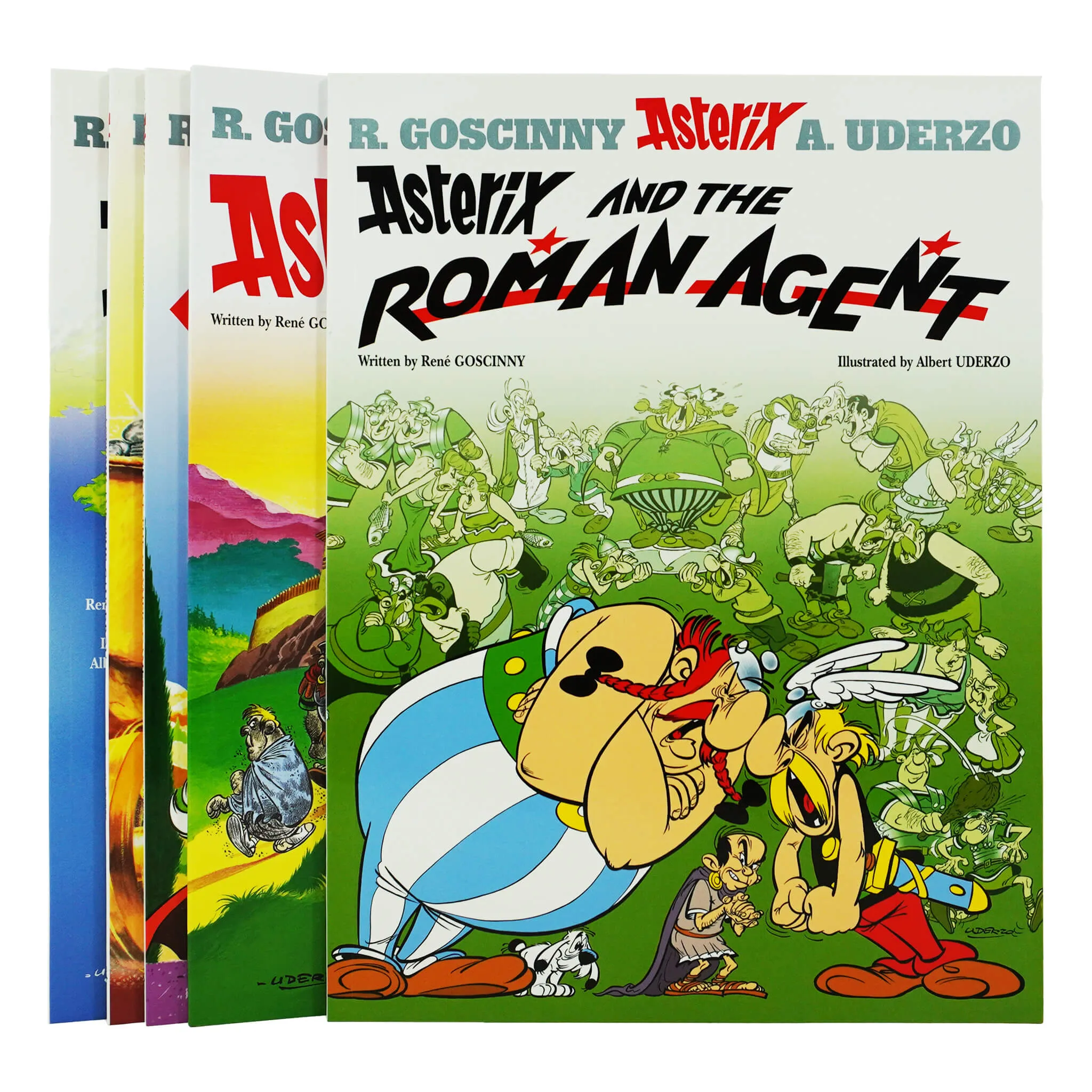 Asterix Series 3 (Book 11-15) by Goscinny & Uderzo: 5 Books Collection Set - Ages 6-11 - Paperback