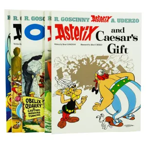 Asterix Series 5 (Books 21-25) by Goscinny & Uderzo: 5 Books Collection Set - Ages 6-11 - Paperback