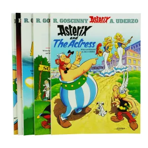 Asterix Series 7 (Book 31-35) by Goscinny & Uderzo: 5 Books Collection Set - Ages 6-11 - Paperback