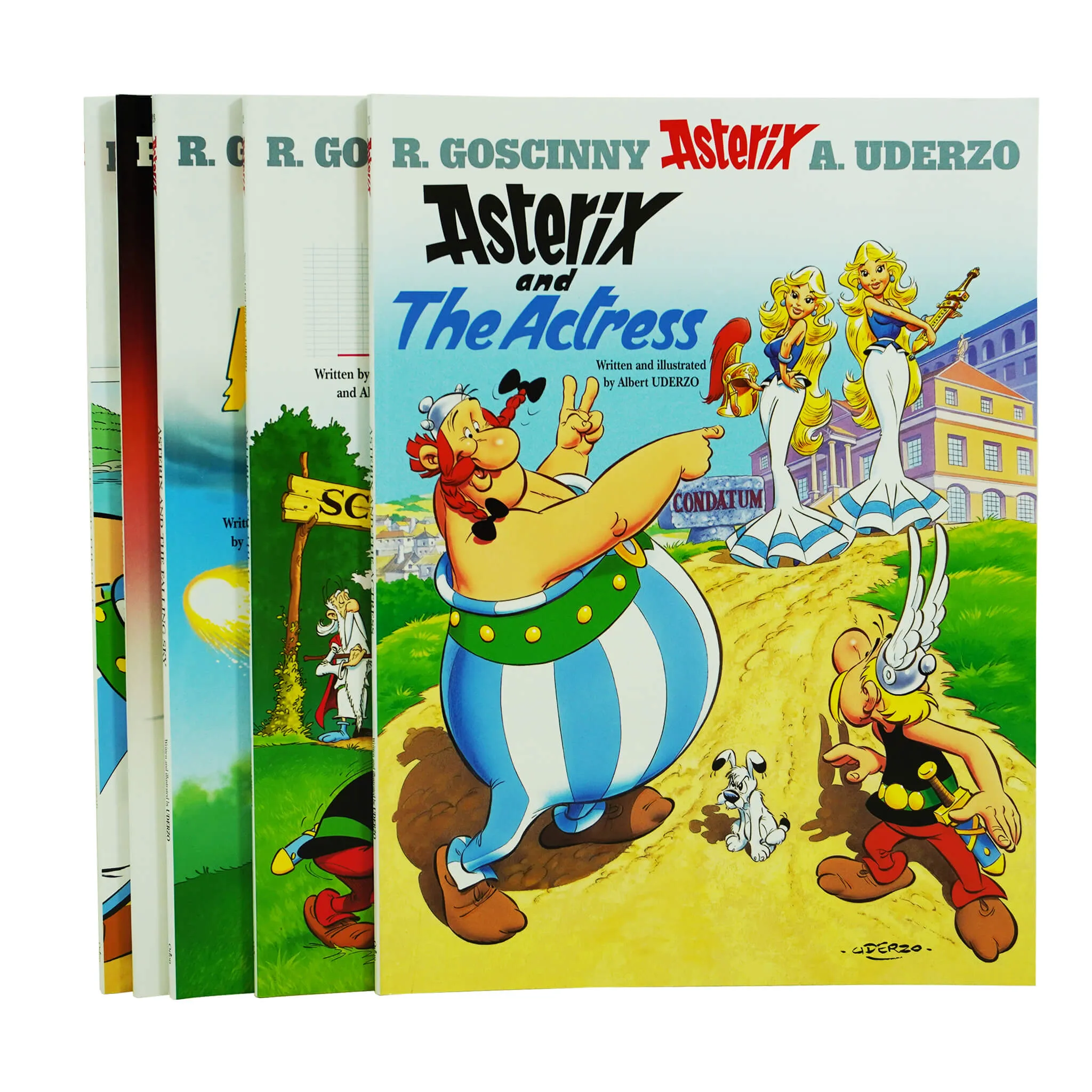 Asterix Series 7 (Book 31-35) by Goscinny & Uderzo: 5 Books Collection Set - Ages 6-11 - Paperback