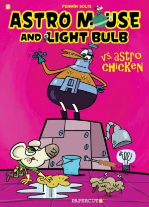 Astro Mouse and Light Bulb #1 : Vs Astro Chicken by Fermin Solis