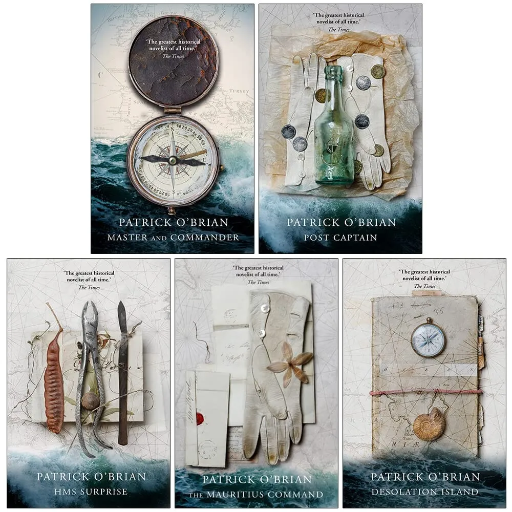 Aubrey-Maturin Series (Vol. 1-5) By Patrick O'Brian 5 Books Collection Set - Fiction - Paperback