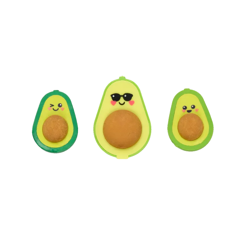 Avocado Love Erasers & Sharpener
