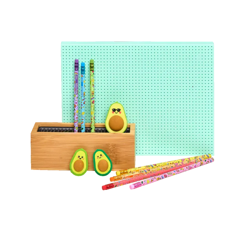 Avocado Love Erasers & Sharpener