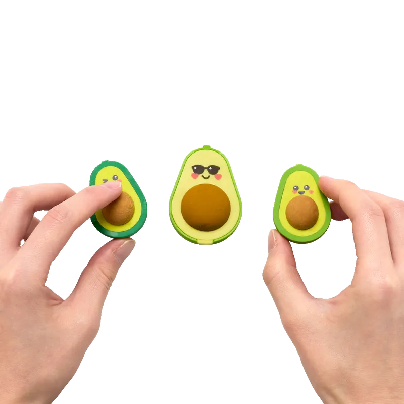 Avocado Love Erasers & Sharpener