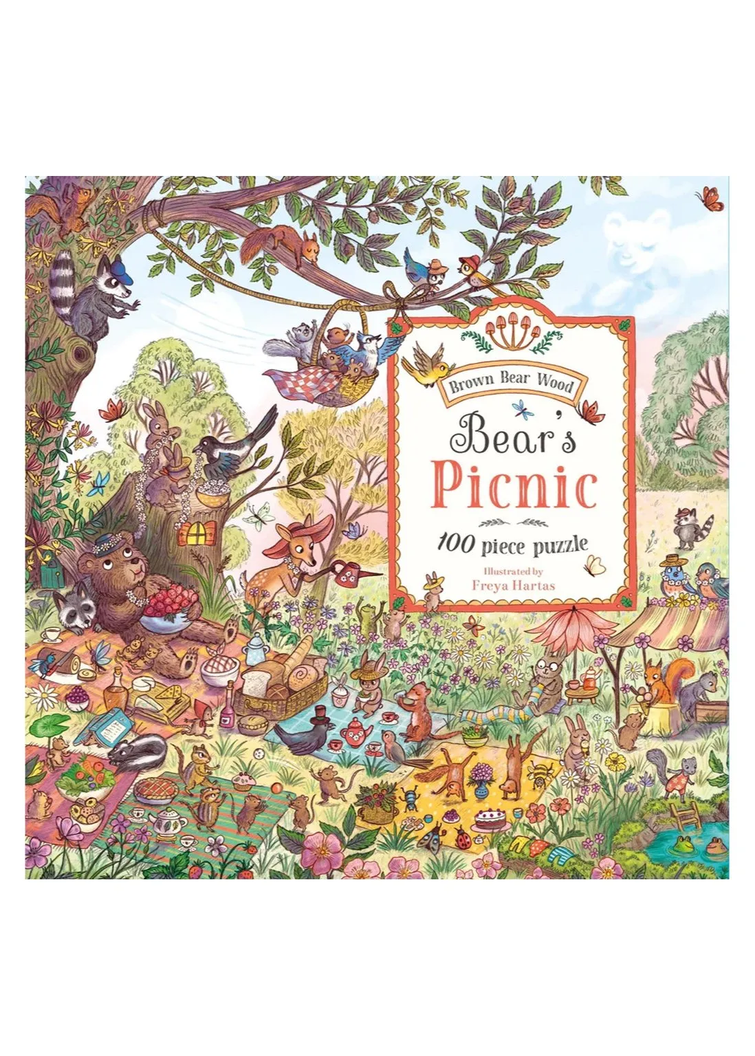 Bear's Picnic 100 Piece Jigsaw Puzzle