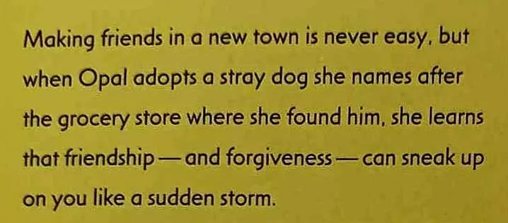 BECAUSE OF WINN-DIXIE - Kate DiCamillo