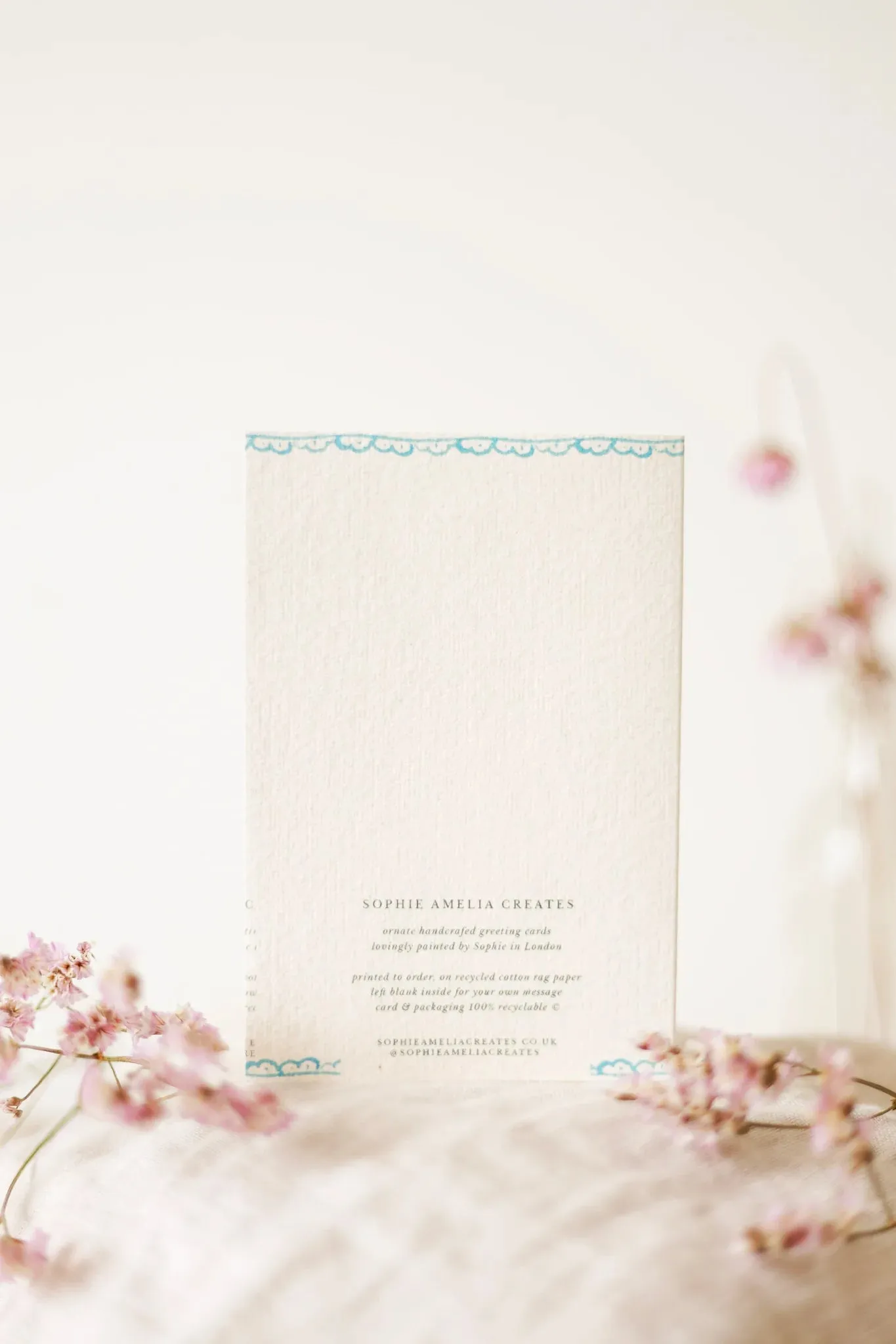 Birthday Gateaux Blue Card