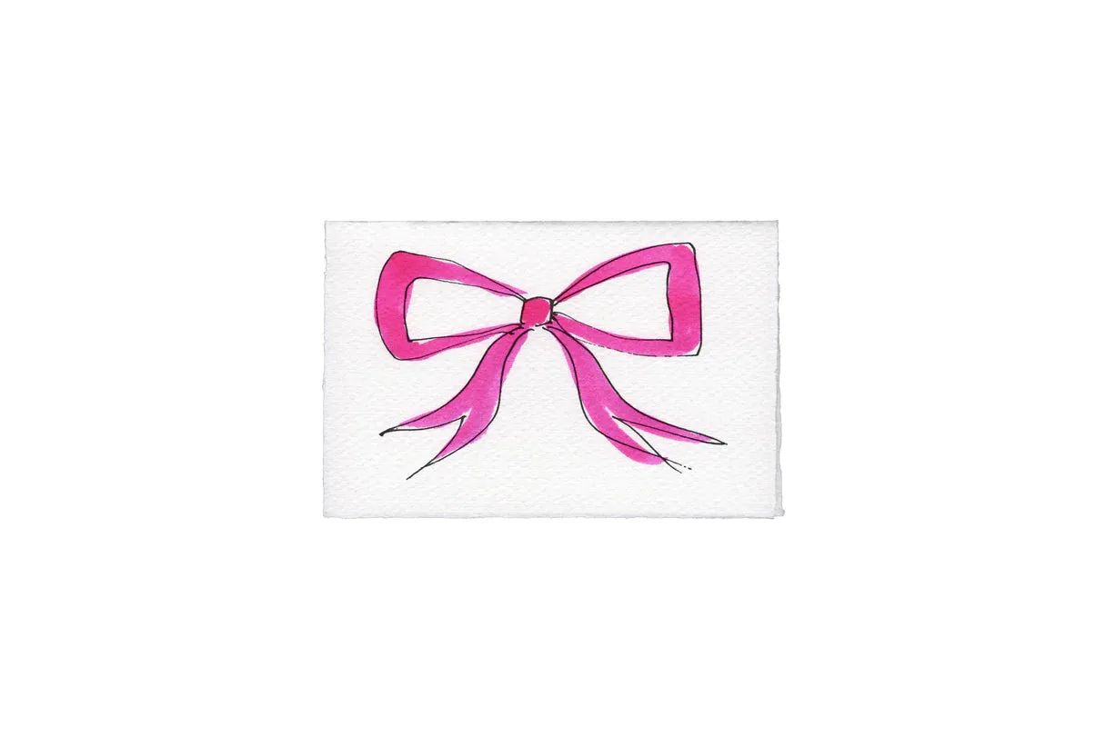 Bow (Pink) Card