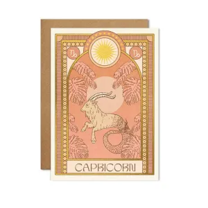 Capricorn Zodiac Card