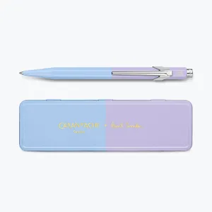 Caran d'Ache - Ballpoint Pen - 849 Paul Smith 4 - Sky Blue & Lavender Purple