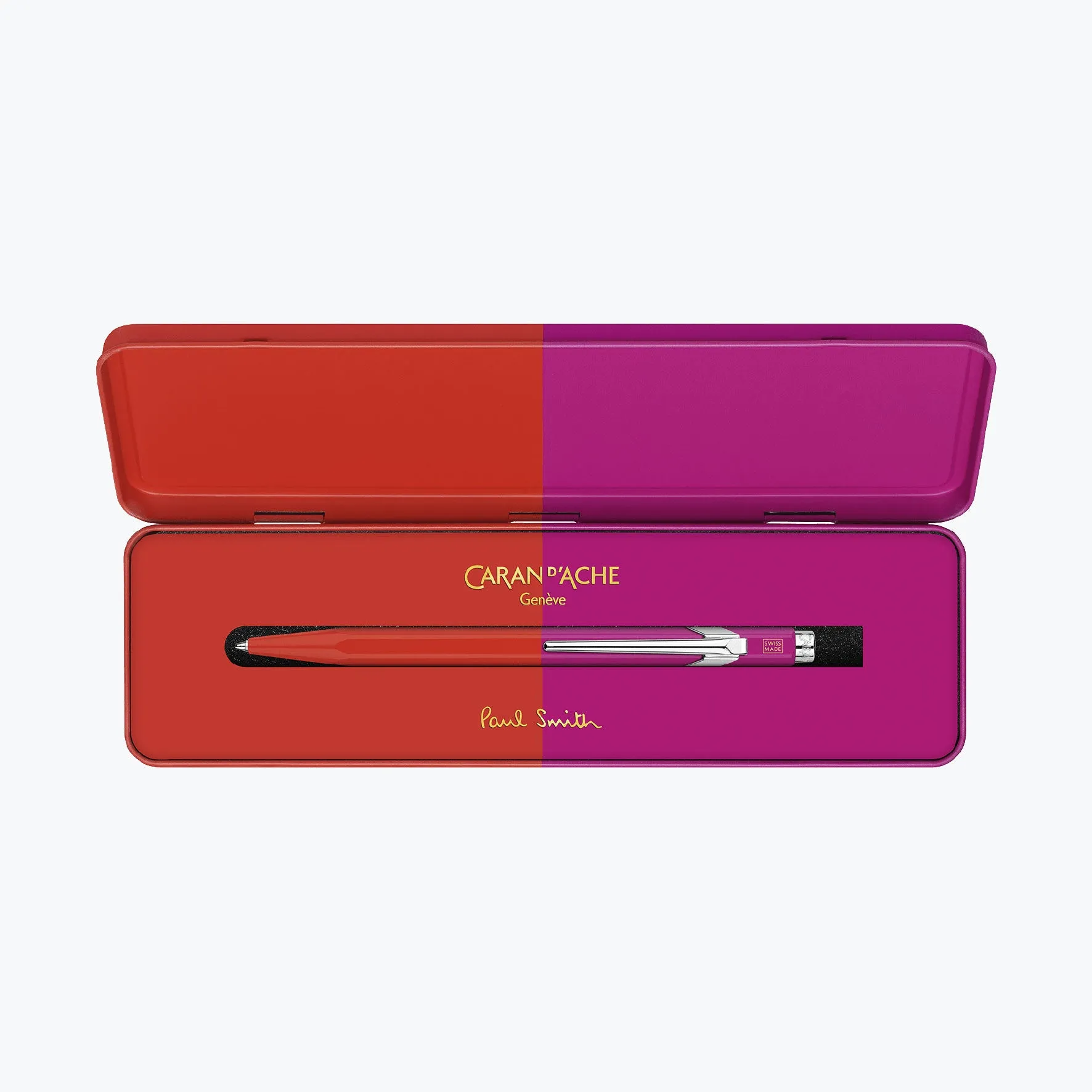 Caran d'Ache - Ballpoint Pen - 849 Paul Smith 4 - Warm Red & Melrose Pink