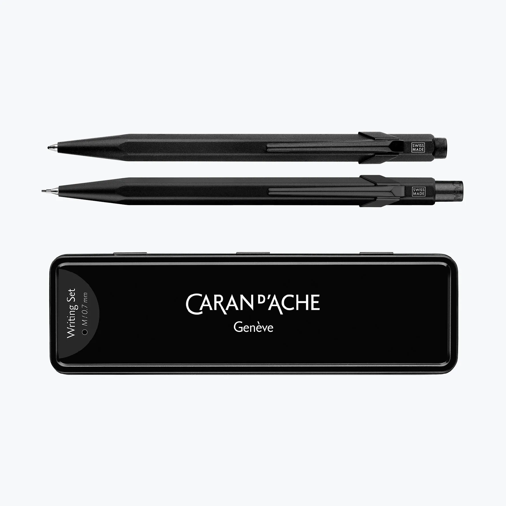 Caran d'Ache - Ballpoint Pen   Mechanical Pencil - 849 Bar - Black Code